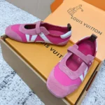 Louis Vuitton Unisex LV Sneakerina Mary Jane-Pink 1AJOZK
