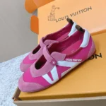 Louis Vuitton Unisex LV Sneakerina Mary Jane-Pink 1AJOZK
