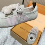 Louis Vuitton Unisex LV Sneakerina-Taupe Brown 1AIVF7