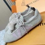 Louis Vuitton Unisex LV Sneakerina-Taupe Brown 1AIVF7