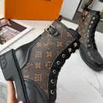 Louis Vuitton Women Citizen Flat Ranger-Cacao Brown 1AIUQB