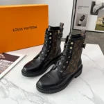 Louis Vuitton Women Citizen Flat Ranger-Cacao Brown 1AIUQB