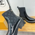 Louis Vuitton Women LV Beaubourg Ankle Boot-Black 1AGV88