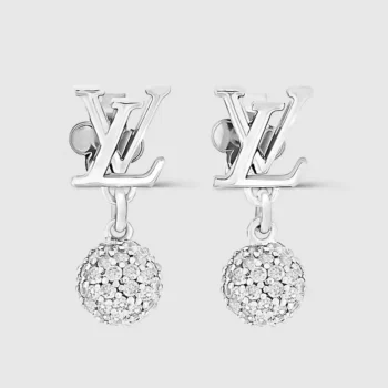 Louis Vuitton Women LV Iconic Louisa Strass Earrings-M03242