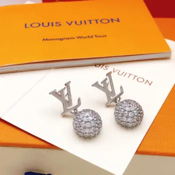Louis Vuitton Women LV Iconic Louisa Strass Earrings-M03242