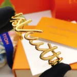 Louis Vuitton Women LV Script Bracelet-M1812S