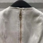 Louis Vuitton Women Long Sleeved Dress With Applicated Flowers 1AJGI0