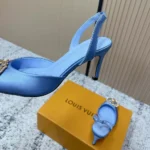 Louis Vuitton Women Met Slingback Pump-Blue 1AISYW