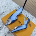 Louis Vuitton Women Met Slingback Pump-Blue 1AISYW