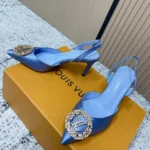 Louis Vuitton Women Met Slingback Pump-Blue 1AISYW