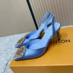 Louis Vuitton Women Met Slingback Pump-Blue 1AISYW