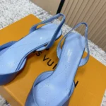 Louis Vuitton Women Met Slingback Pump-Blue 1AISYW