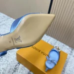 Louis Vuitton Women Met Slingback Pump-Blue 1AISYW