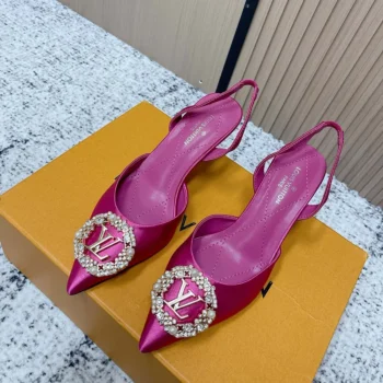 Louis Vuitton Women Met Slingback Pump-Pink 1AISXY