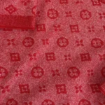 Louis Vuitton Women Monogram Tweed-Effect Knit Top-Bright Red 1AJZ99