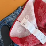 Louis Vuitton Women Monogram Tweed-Effect Knit Top-Bright Red 1AJZ99