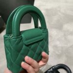 Chanel Women Kelly Shopping Bag Shiny Aged Calfskin-Green - Image 4