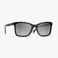 Chanel Women Rectangle Sunglasses Black A71719 X02016