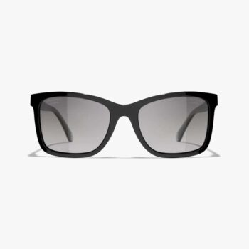 Chanel Women Rectangle Sunglasses Black A71719 X02016