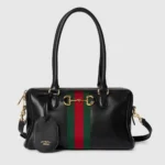 Gucci Unisex Borsetto Medium Boston Bag-Black ‎866732AAGIQ