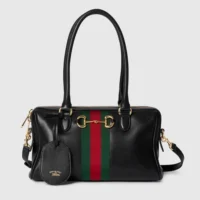 Gucci Unisex Borsetto Medium Boston Bag-Black ‎866732AAGIQ