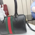 Gucci Unisex Borsetto Medium Boston Bag-Black ‎866732AAGIQ