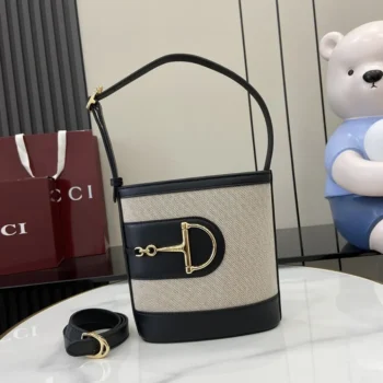 Gucci Women 73 Mini Bucket Bag-Black ‎833665CAA