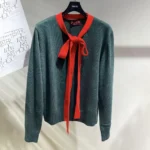 Gucci Women Knit Wool Cashmere Cardigan with Web 864967XKFGP