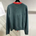 Gucci Women Knit Wool Cashmere Cardigan with Web 864967XKFGP