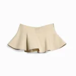 Gucci Women Silk Poplin Flounced Skirt 875617ZAUW2