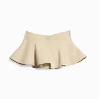 Gucci Women Silk Poplin Flounced Skirt 875617ZAUW2