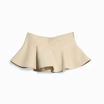Gucci Women Silk Poplin Flounced Skirt 875617ZAUW2