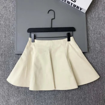 Gucci Women Silk Poplin Flounced Skirt 875617ZAUW2