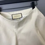 Gucci Women Silk Poplin Flounced Skirt 875617ZAUW2