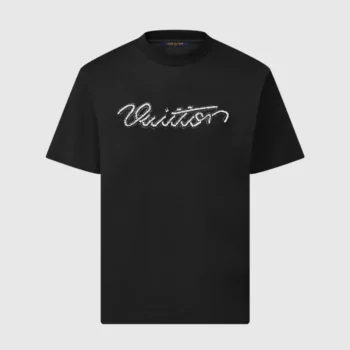 Louis Vuitton LV Men Embellished Signature Short-Sleeved T-Shirt 1AJCFH