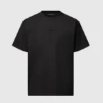 Louis Vuitton LV Men Embossed LV T-Shirt-Black 1AGIJ6