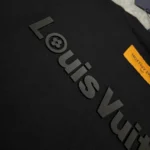 Louis Vuitton LV Men Embossed LV T-Shirt-Black 1AGIJ6