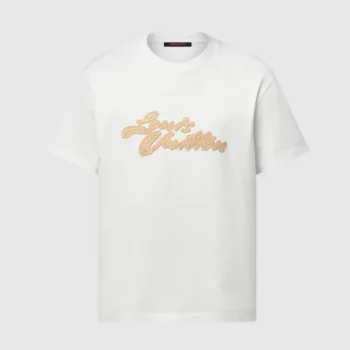 Louis Vuitton LV Men Embroidered Signature T-Shirt 1AHW84