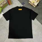 Louis Vuitton LV Men Short-Sleeved Intarsia Crewneck-Black 1AJBUX