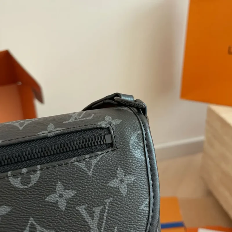Louis Vuitton LV Unisex Pulse Messenger Monogram Eclipse Reverse Coated ...
