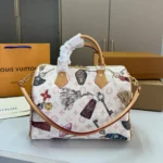 Louis Vuitton LV Unisex Speedy 30 Soft Coated Canvas M29377