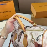 Louis Vuitton LV Unisex Speedy 30 Soft Coated Canvas M29377