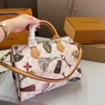 Louis Vuitton LV Unisex Speedy 30 Soft Coated Canvas M29377