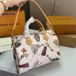 Louis Vuitton LV Unisex Speedy 30 Soft Coated Canvas M29377