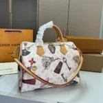 Louis Vuitton LV Unisex Speedy 30 Soft Coated Canvas M29377