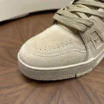 Louis Vuitton LV Unisex Trainer Distressed Sneaker-Beige 1AKBO6