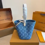 Louis Vuitton Women All In BB-Blue Denim M28107
