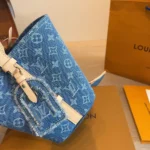 Louis Vuitton Women All In BB-Blue Denim M28107