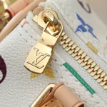 Louis Vuitton Women LV x TM Nano Speedy-White M13391