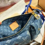 Louis Vuitton Women Pochette Accessoire Cargo-Blue Denim M27602